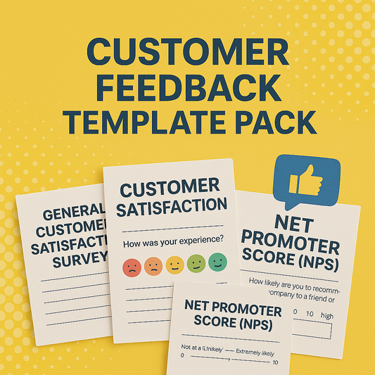 Customer Feedback Template Pack