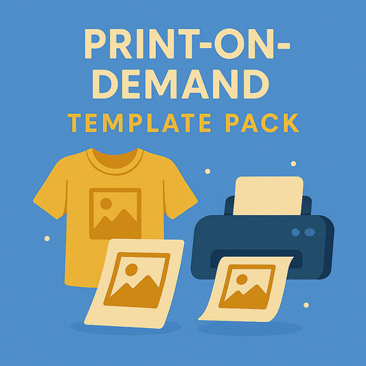 Print-On-Demand Template Pack