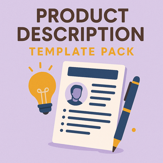 Product Description Template Pack