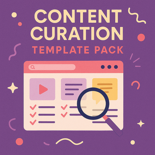 Paquete de plantillas de curación de contenido