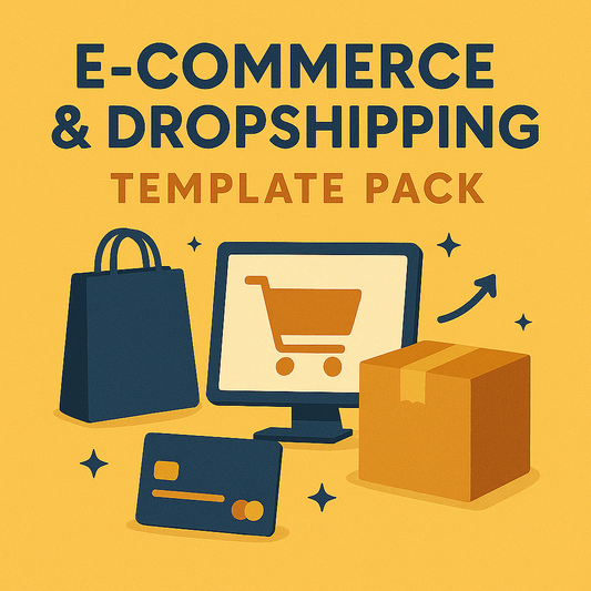 Paquete de plantillas de comercio electrónico y dropshipping