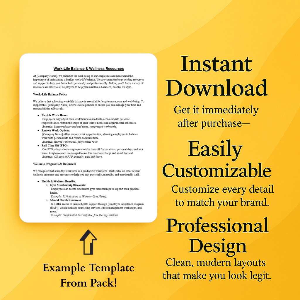 Employee Onboarding Template Pack