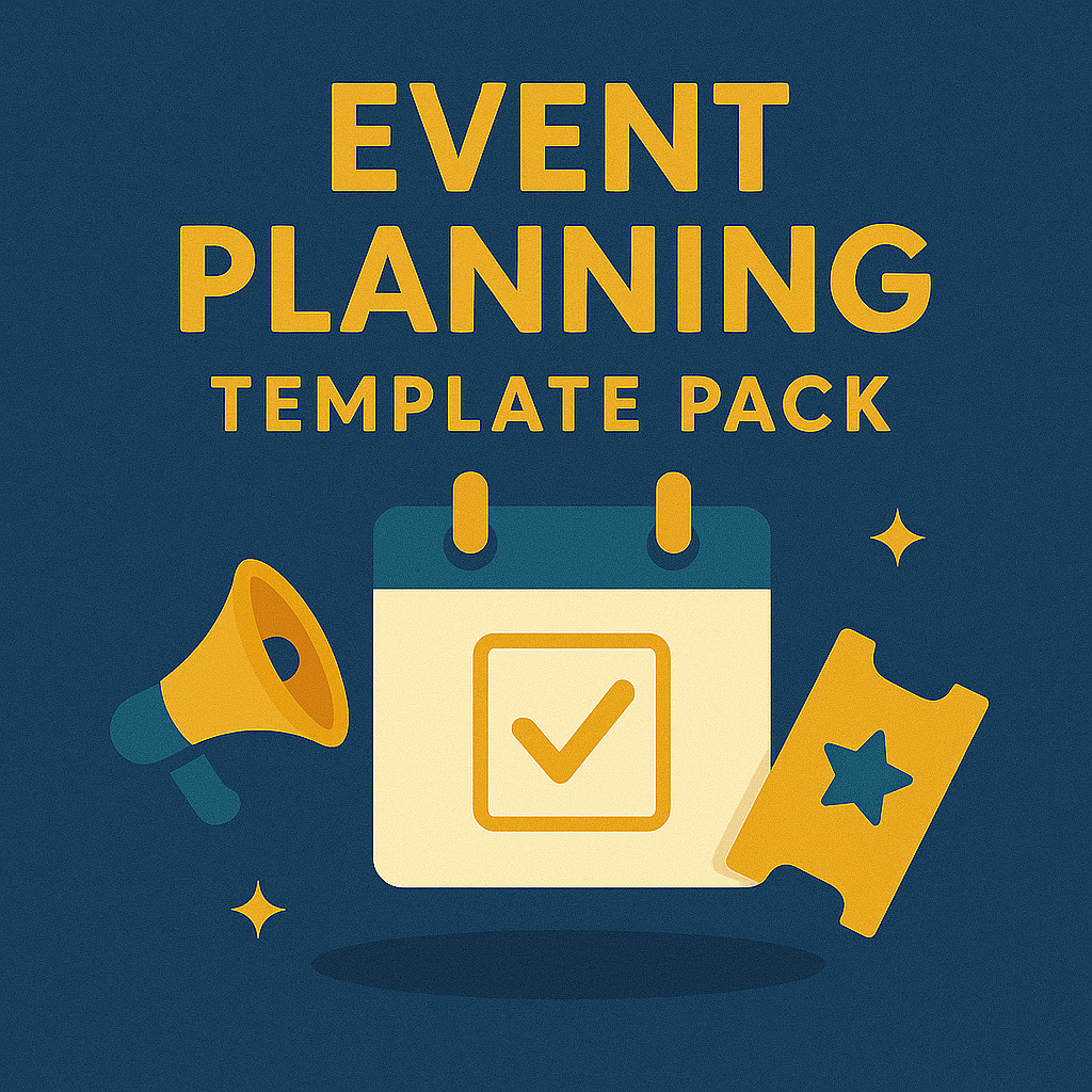 Paquete de plantillas para planificación de eventos
