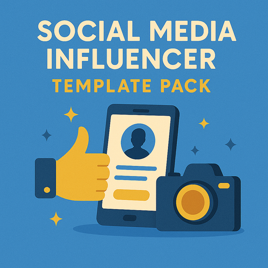 Paquete de plantillas para influencers de redes sociales